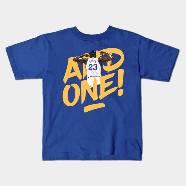 Draymond Green And One Kids T-Shirt by teeleoshirts